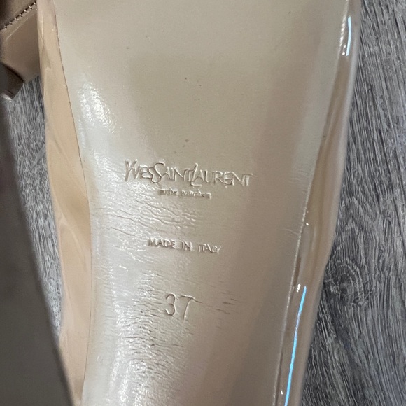 YSL Patent Leather Sling Back - Picture 7 of 7